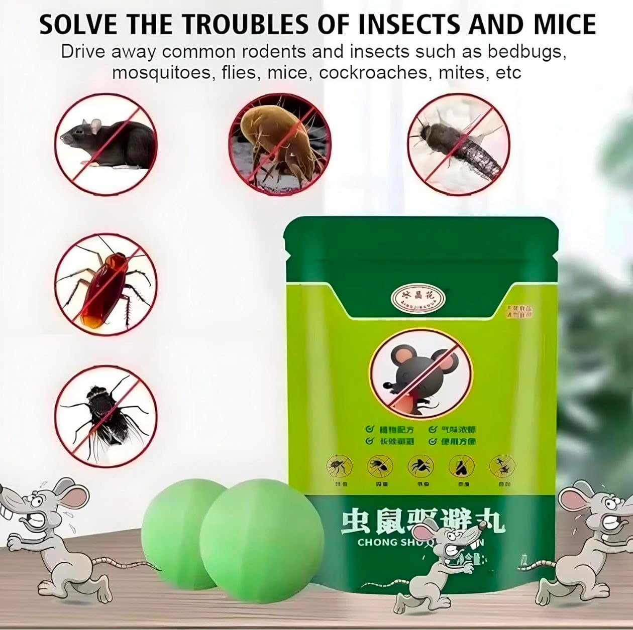 Rat & Insect Repellent Balls